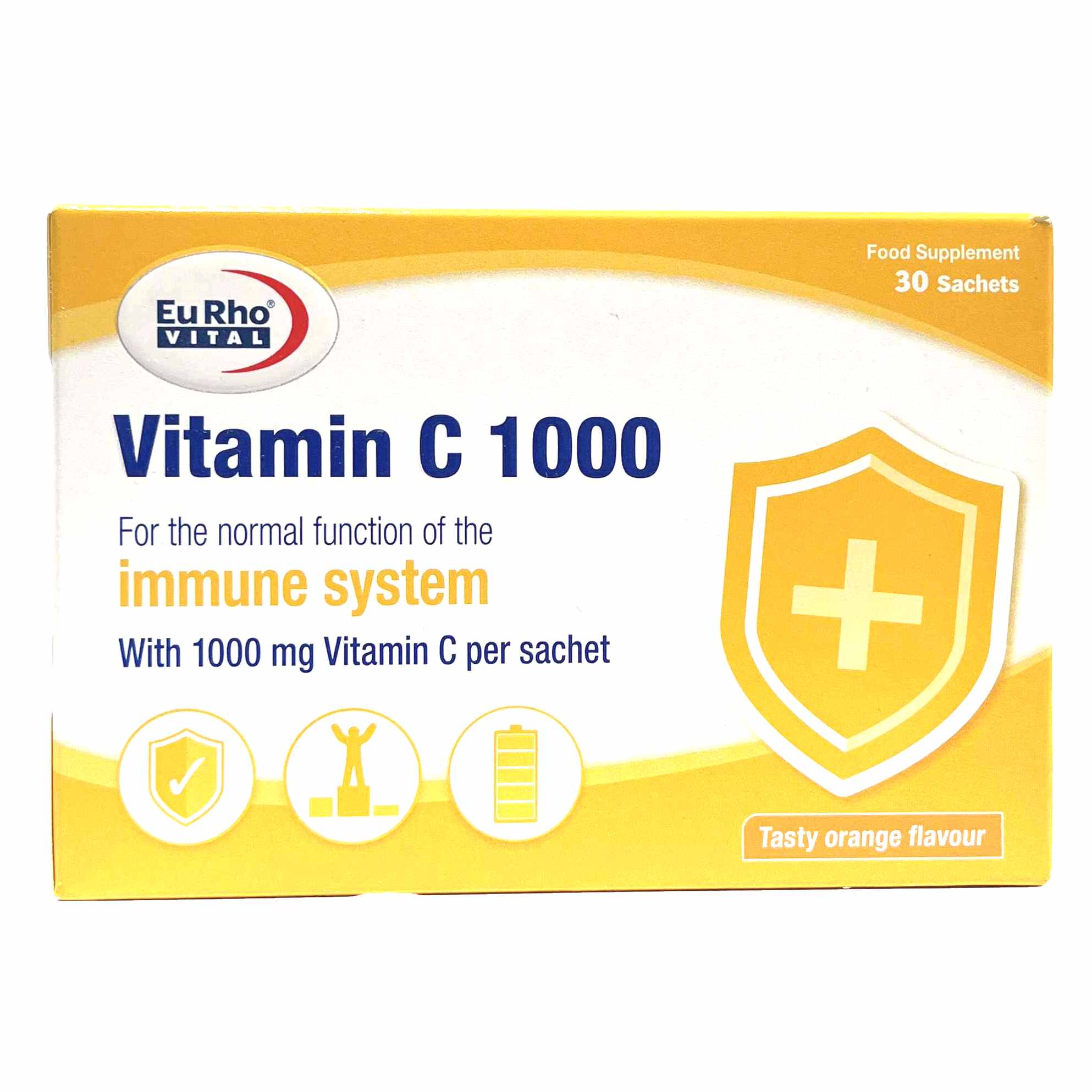 ساشه ویتامین سی 1000 یوروویتال EuRhoVital Vitamin C